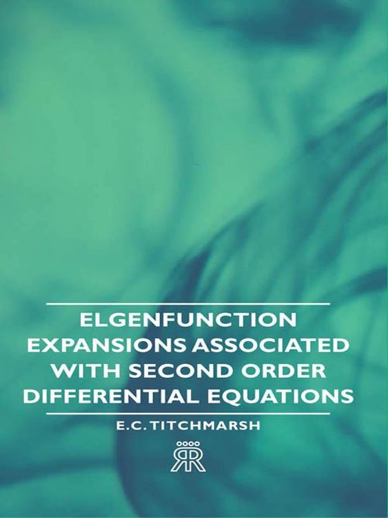 Produktbild: Elgenfunction Expansions Associated with Second Order Differential Equations