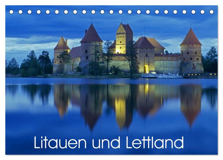 Produktbild: Litauen und Lettland (Tischkalender 2026 DIN A5 quer), CALVENDO Monatskalender