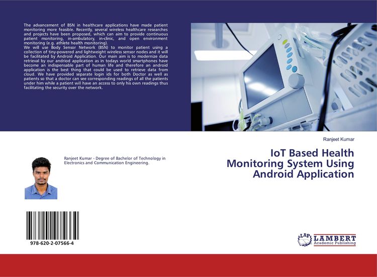 Produktbild: IoT Based Health Monitoring System Using Android Application