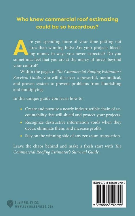 Produktbild: The Commercial Roofing Estimator's Survival Guide