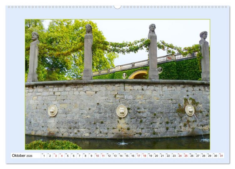 Produktbild: Sch&ouml;ne Wasserspiele (Wandkalender 2026 DIN A2 quer), CALVENDO Monatskalender
