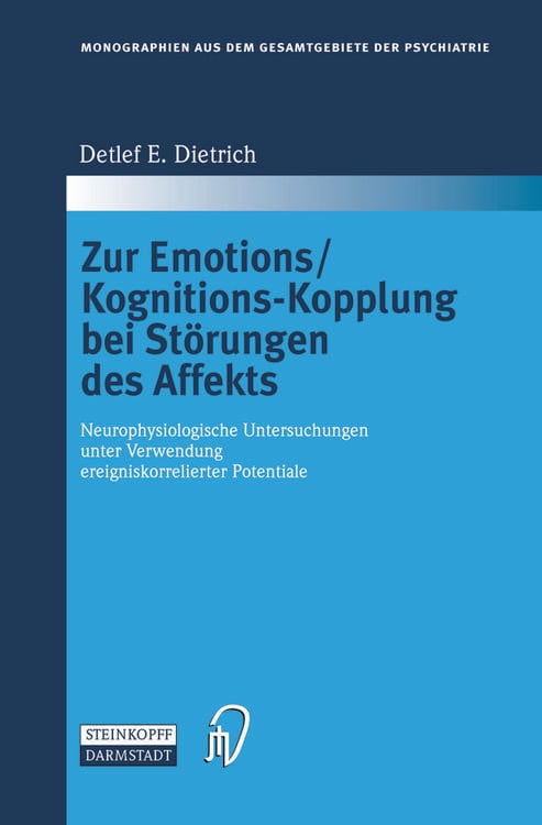 Produktbild: Zur Emotions/Kognitions-Kopplung bei St&ouml;rungen des Affekts