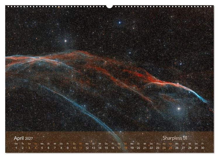 Produktbild: Deep Sky Kalender (Wandkalender 2027 DIN A2 quer), CALVENDO Monatskalender