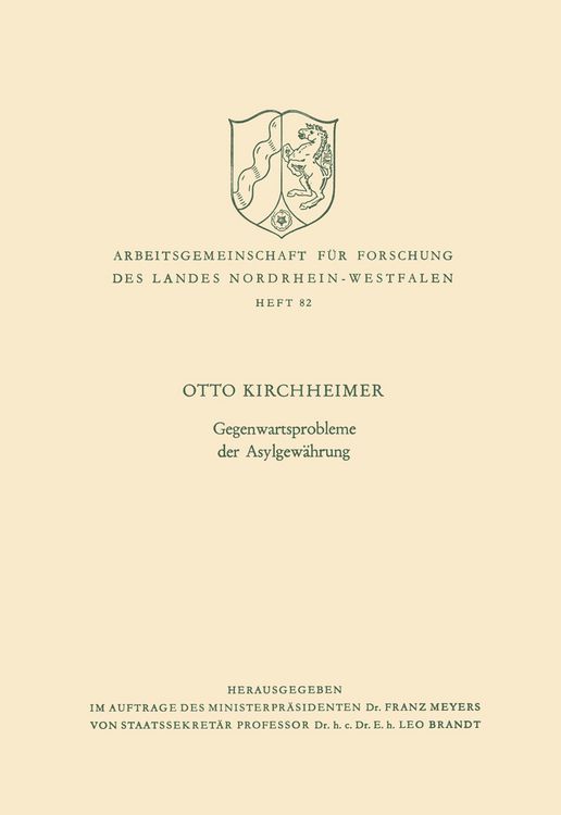 Produktbild: Gegenwartsprobleme der Asylgew&auml;hrung