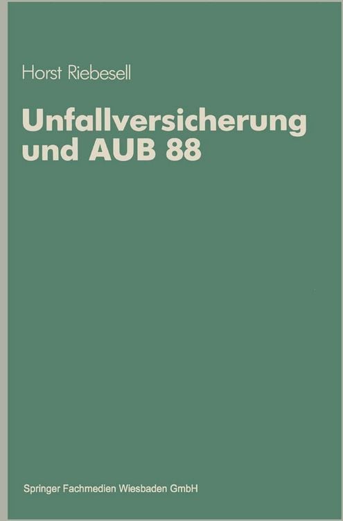 Produktbild: Unfallversicherung und AUB 88