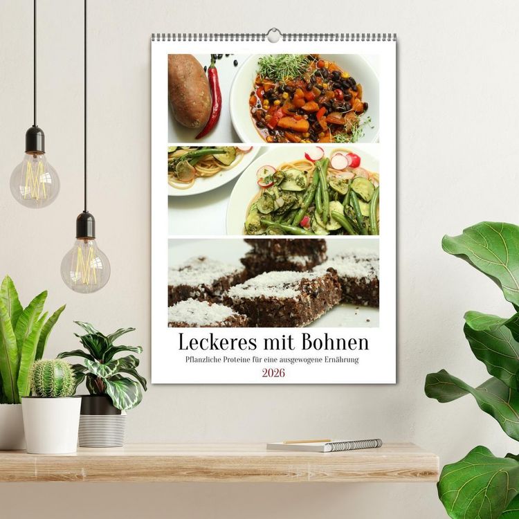 Produktbild: Leckeres mit Bohnen (Wandkalender 2026 DIN A2 hoch), CALVENDO Monatskalender