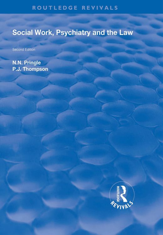 Produktbild: Social Work, Psychiatry and the Law
