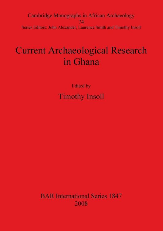 Produktbild: Current Archaeological Research in Ghana