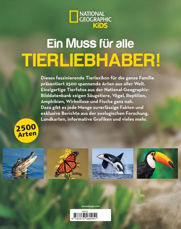 Produktbild: National Geographic Kids - Lexikon der Tiere