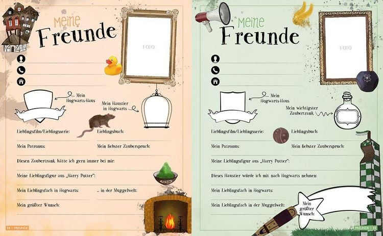 Produktbild: Mein inoffizielles Harry-Potter-Zauberbuch f&uuml;r magische Schulpausen. Zauberhafte Besch&auml;ftigungen, R&auml;tsel, Challenges und mehr.