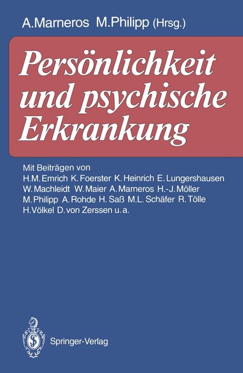 Produktbild: Pers&ouml;nlichkeit und psychische Erkrankung