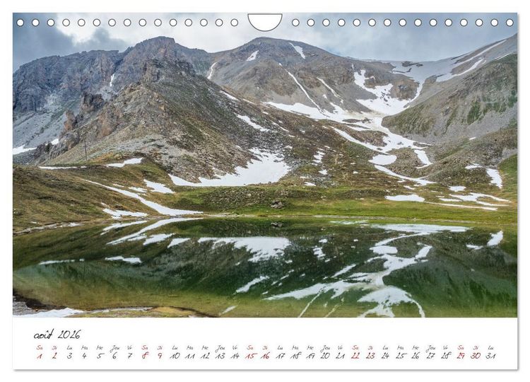 Produktbild: Le col de l'Izoard sur la route des Grandes Alpes (Calendrier mural 2026 DIN A4 vertical), CALVENDO calendrier mensuel