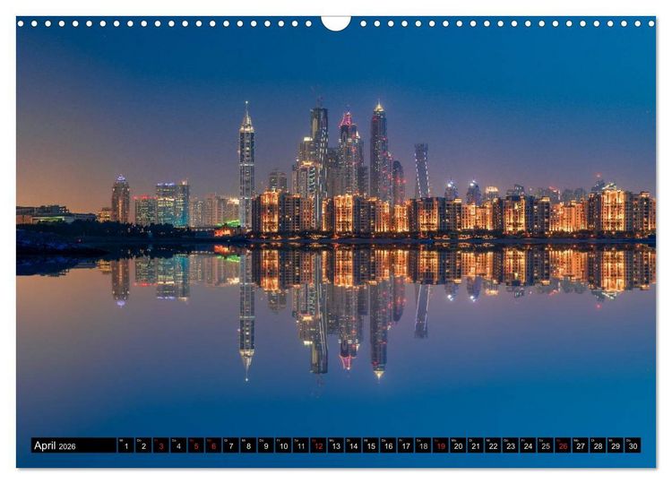 Produktbild: DUBAI - 2026 (Wandkalender 2026 DIN A3 quer), CALVENDO Monatskalender