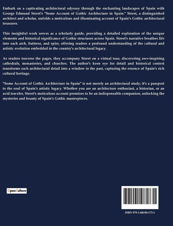 Produktbild: Some Account Of Gothic Architecture In Spain