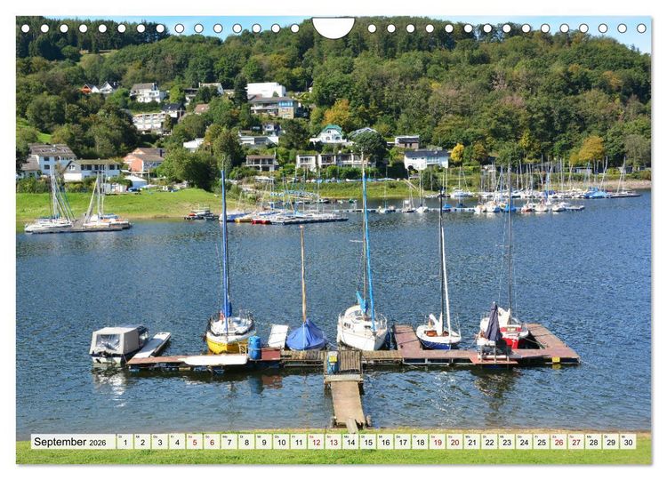 Produktbild: Rurberg und Woffelsbach - Leben wo andere Urlaub machen, in der Eifel (Wandkalender 2026 DIN A4 quer), CALVENDO Monatskalender