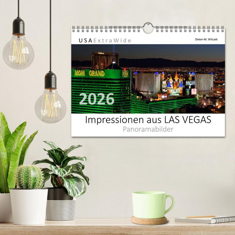 Produktbild: Impressionen aus LAS VEGAS (Wandkalender 2026 DIN A4 quer), CALVENDO Monatskalender