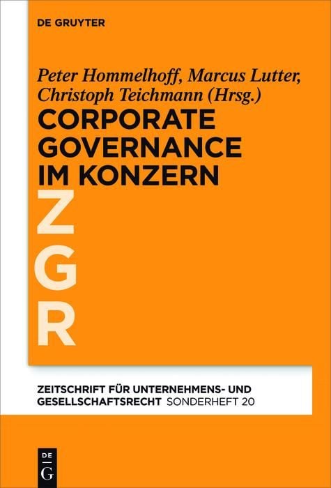 Produktbild: Corporate Governance im grenz&uuml;berschreitenden Konzern