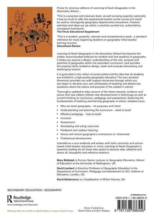 Produktbild: Learning to Teach Geography in the Secondary School
