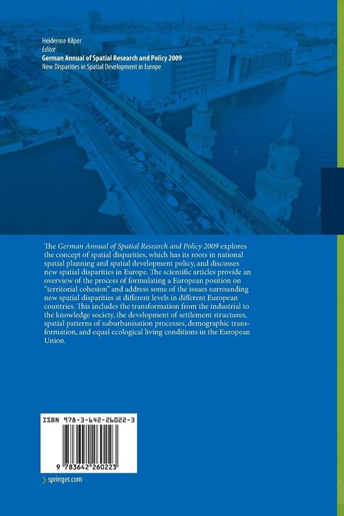 Produktbild: German Annual of Spatial Research and Policy 2009