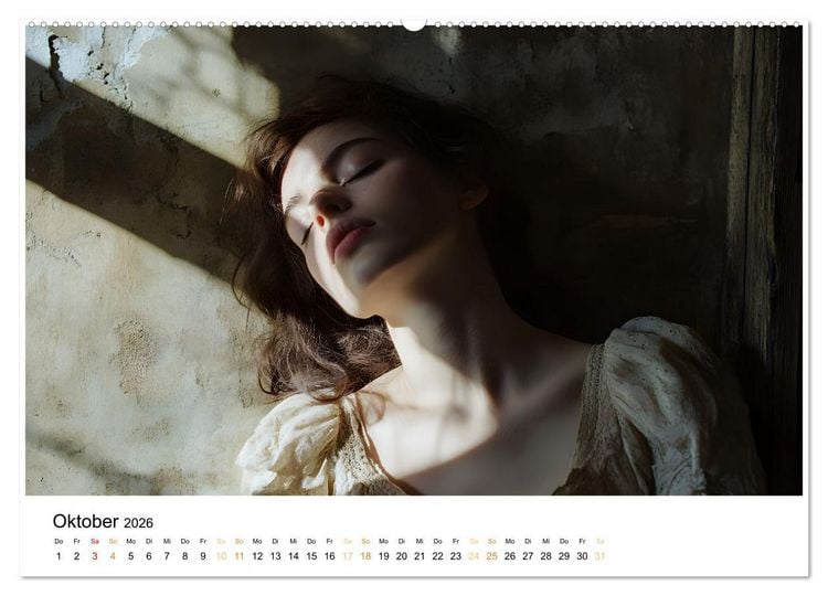 Produktbild: Magische Frauen Portraits (hochwertiger Premium Wandkalender 2026 DIN A2 quer), Kunstdruck in Hochglanz