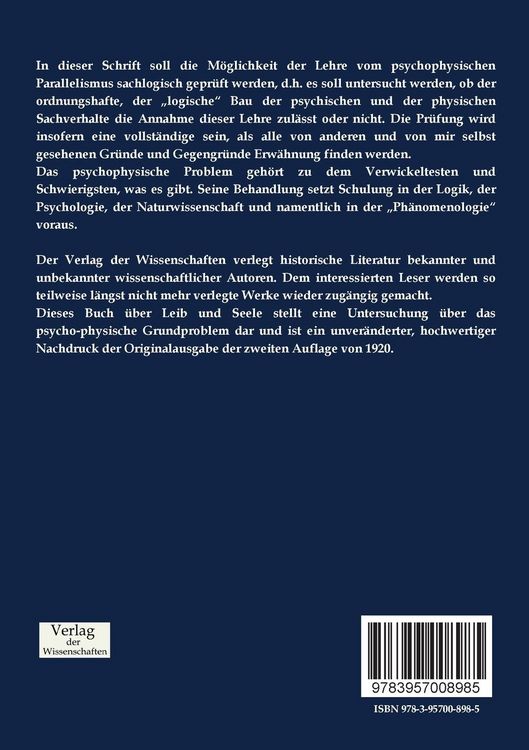Produktbild: Leib und Seele