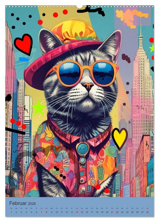 Produktbild: Meine Katze ist der Chef (hochwertiger Premium Wandkalender 2026 DIN A2 hoch), Kunstdruck in Hochglanz