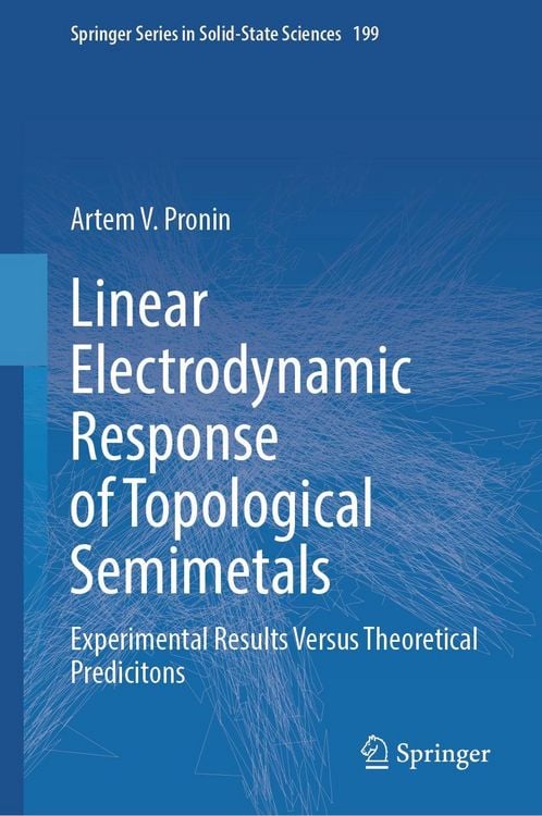 Produktbild: Linear Electrodynamic Response of Topological Semimetals