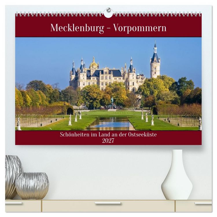 Produktbild: Mecklenburg &ndash; Vorpommern, Sch&ouml;nheiten im Land der Ostseek&uuml;ste (hochwertiger Premium Wandkalender 2027 DIN A2 quer), Kunstdruck in Hochglanz