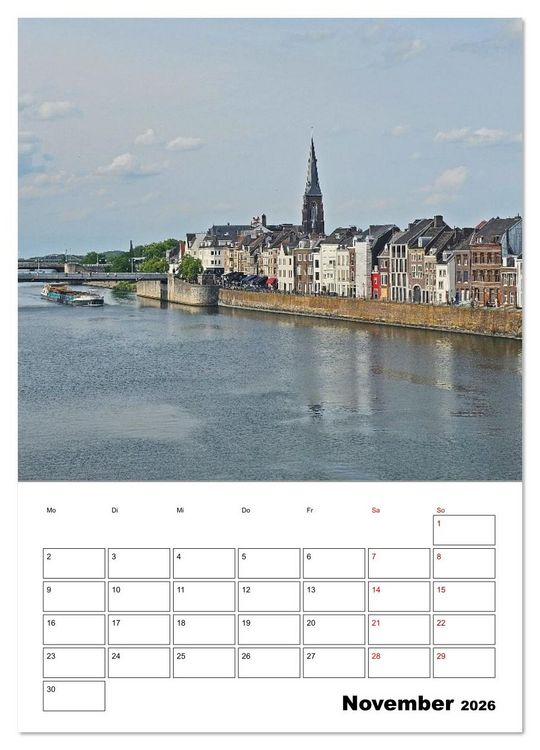 Produktbild: Belgien und Holland, sch&ouml;ne St&auml;dte in Belgien und Holland erleben (Wandkalender 2026 DIN A2 hoch), CALVENDO Monatskalender