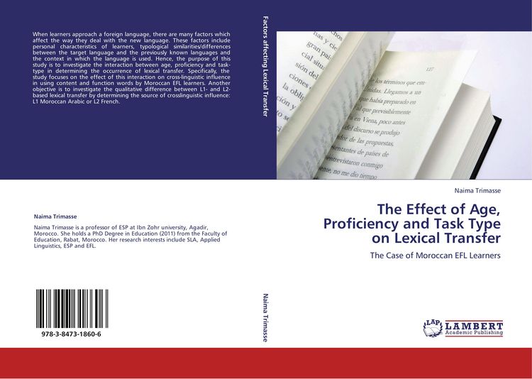 Produktbild: The Effect of Age, Proficiency and Task Type on Lexical Transfer