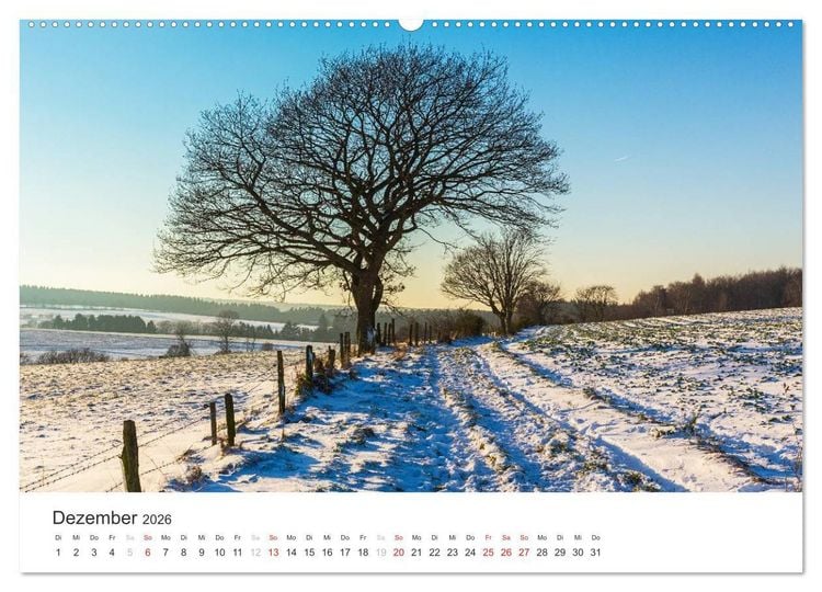 Produktbild: Blicke in die Eifel (hochwertiger Premium Wandkalender 2026 DIN A2 quer), Kunstdruck in Hochglanz