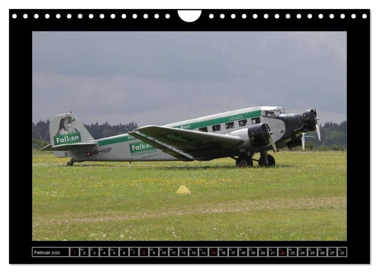 Produktbild: JU-AIR Ju-52 (Wandkalender 2026 DIN A4 quer), CALVENDO Monatskalender