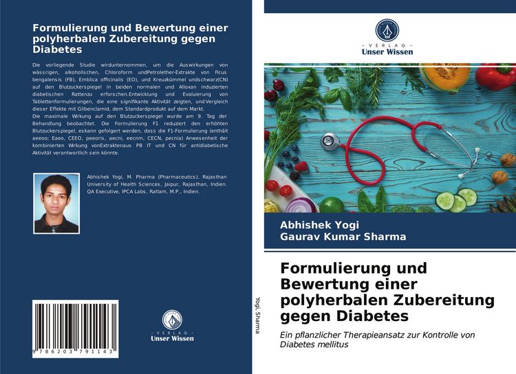 Produktbild: Formulierung und Bewertung einer polyherbalen Zubereitung gegen Diabetes