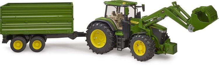 Produktbild: Bruder John Deere 7R 350, Frontlader T.A.-H&auml;nger Fertigmodell Landwirtschafts Modell