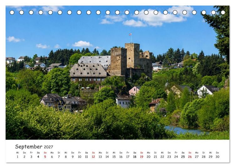 Produktbild: Runkel - Idylle an der Lahn (Tischkalender 2027 DIN A5 quer), CALVENDO Monatskalender
