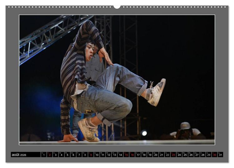 Produktbild: Break Dance et Hip-Hop (Calendrier mural 2026 DIN A2 vertical) calendrier de bureau