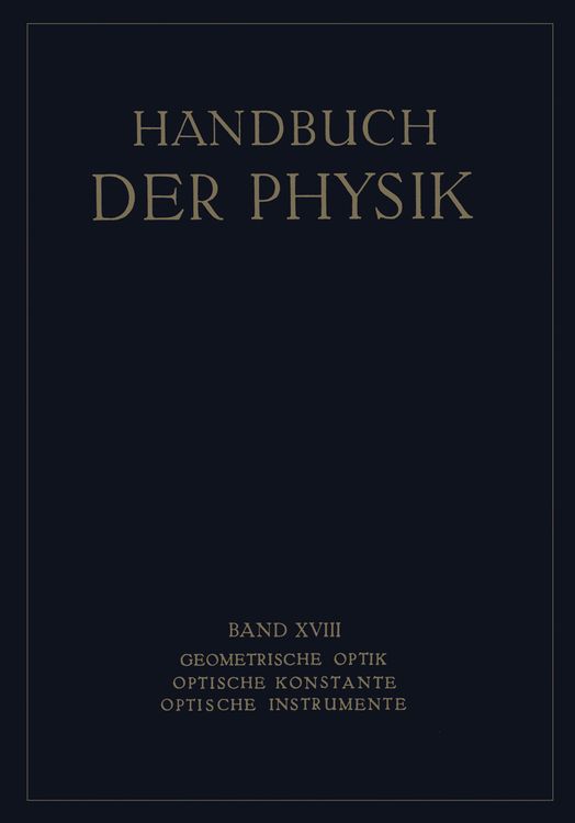 Produktbild: Geometrische Optik. Optische Konstante. Optische Instrumente