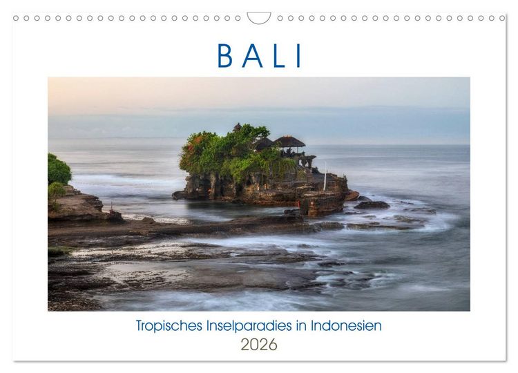 Produktbild: Bali, tropisches Inselparadies in Indonesien (Wandkalender 2026 DIN A3 quer), CALVENDO Monatskalender