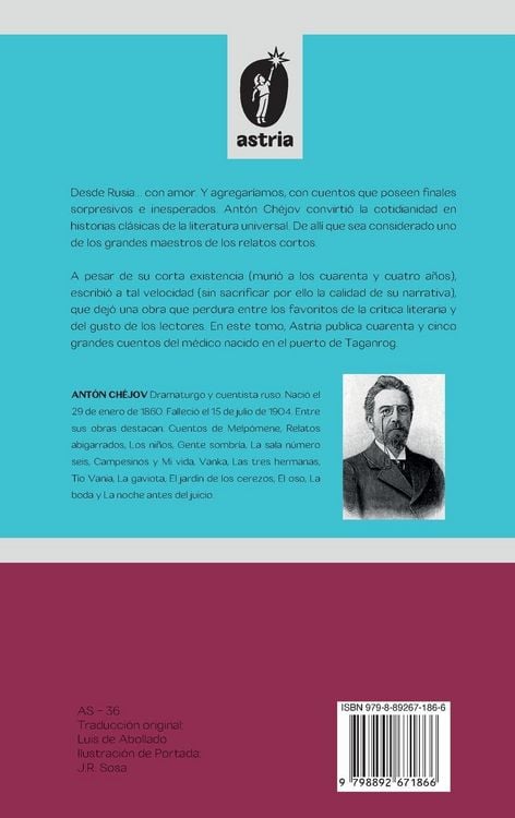 Produktbild: Los mejores relatos de Ant&oacute;n Ch&eacute;jov Tomo I