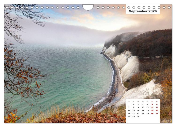 Produktbild: R&uuml;gen Panorama (Wandkalender 2026 DIN A4 quer), CALVENDO Monatskalender