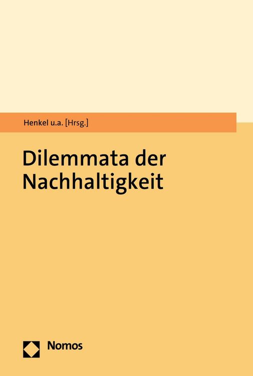 Produktbild: Dilemmata der Nachhaltigkeit