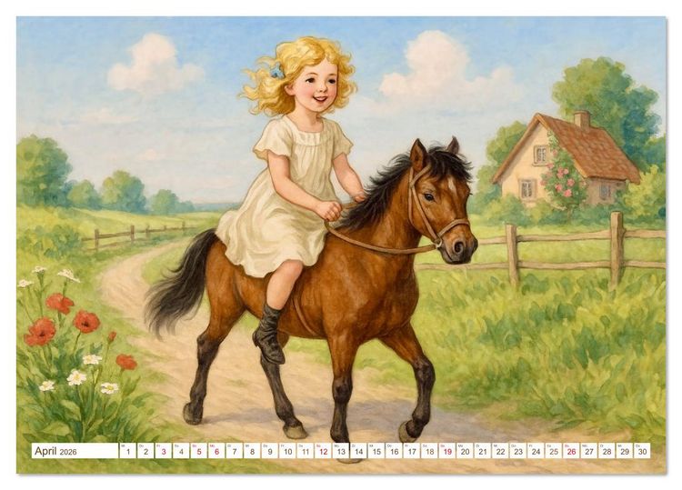 Produktbild: Else Ury (Tischkalender 2026 DIN A5 quer), CALVENDO Monatskalender