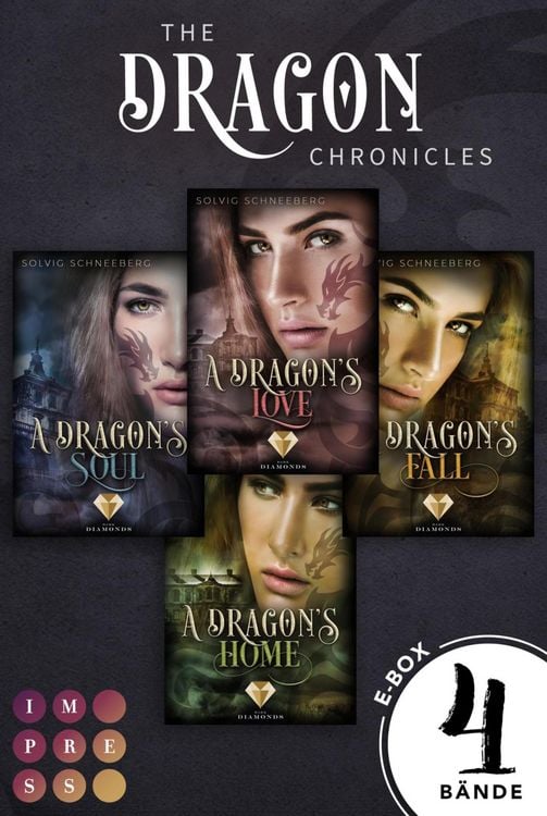 Produktbild: Sammelband der gefühlvollen Urban Fantasy Serie für Drachenfans (The Dragon Chronicles)
