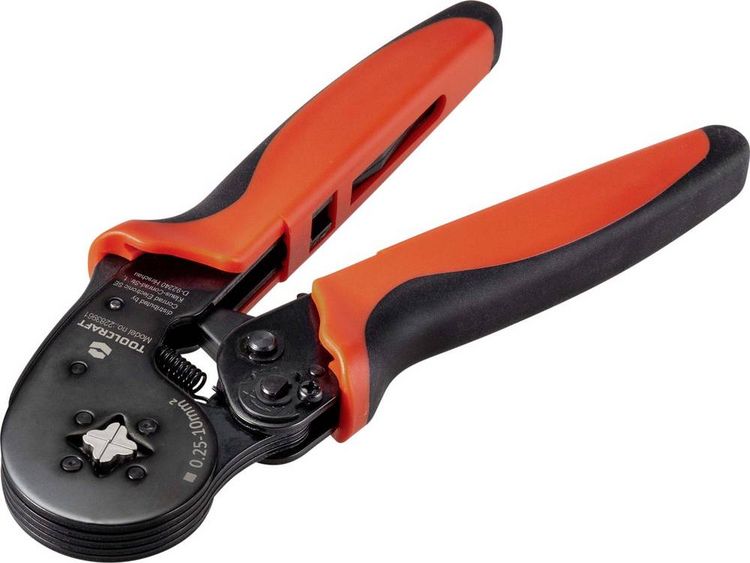 Produktbild: TOOLCRAFT TO-6851883 Crimpzange Aderendh&uuml;lsen 0.25 bis 10mm&sup2;