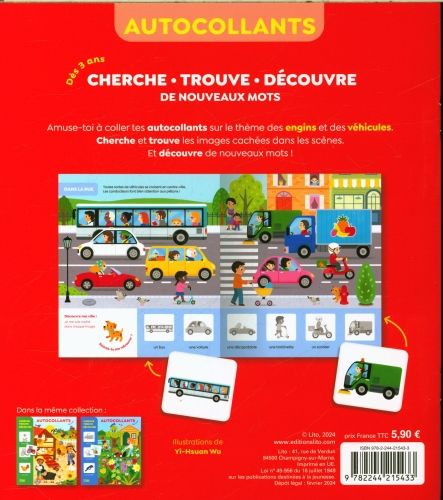 Produktbild: Autocollants : d&egrave;s 3 ans