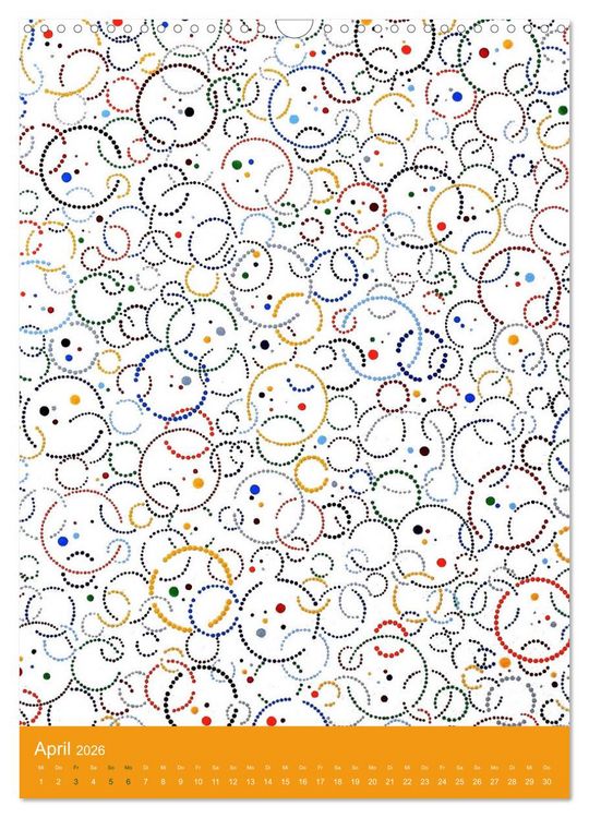 Produktbild: Faszination des Punktes (Wandkalender 2026 DIN A3 hoch), CALVENDO Monatskalender
