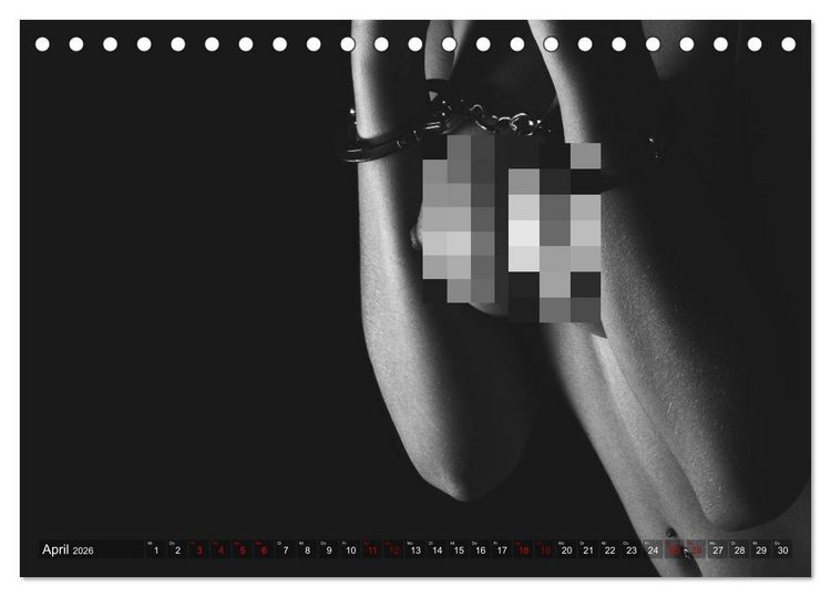Produktbild: Sensual Secrets (Tischkalender 2026 DIN A5 quer), CALVENDO Monatskalender