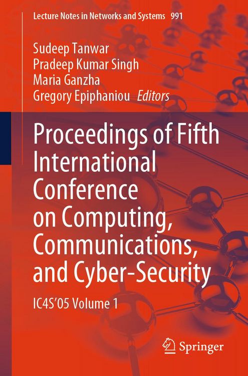 Produktbild: Proceedings of Fifth International Conference on Computing, Communications, and Cyber-Security
