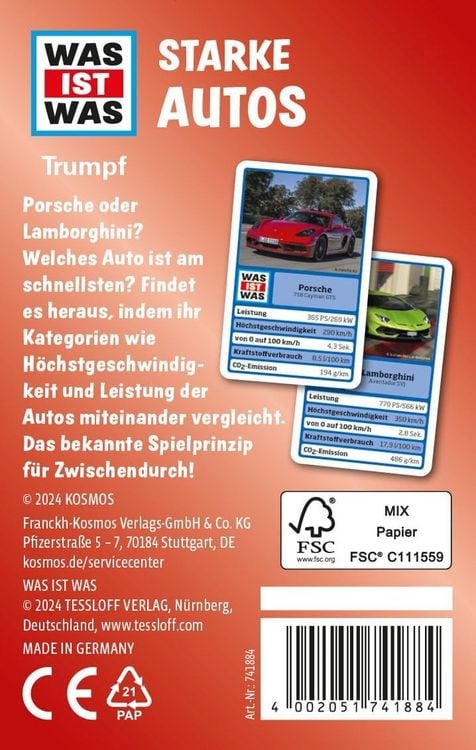 Produktbild: WAS IST WAS Trumpf Starke Autos