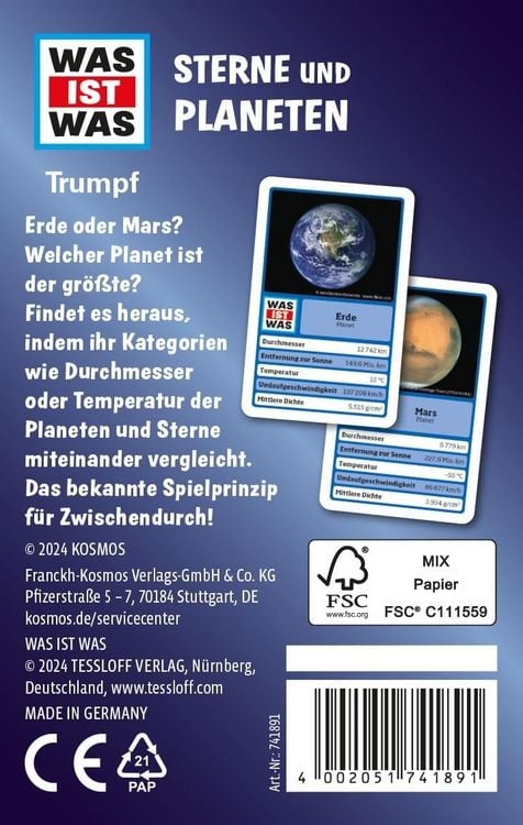 Produktbild: WAS IST WAS Trumpf Sterne & Planeten